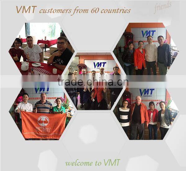 Polished brass flush Flat end cap precision machining in VMT factory