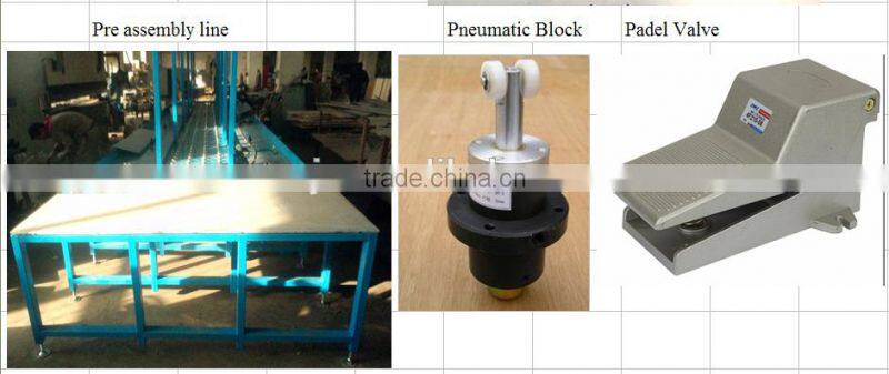 Automatic farm cultivator assembly line