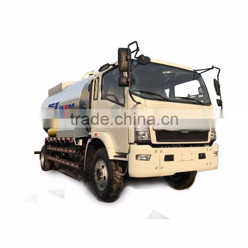 China factory price asphalt distriubutor truck sale with new chassis
