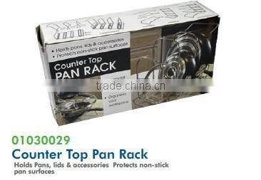01030029 Counter Top Pan Rack pan wire rack retail counter rack