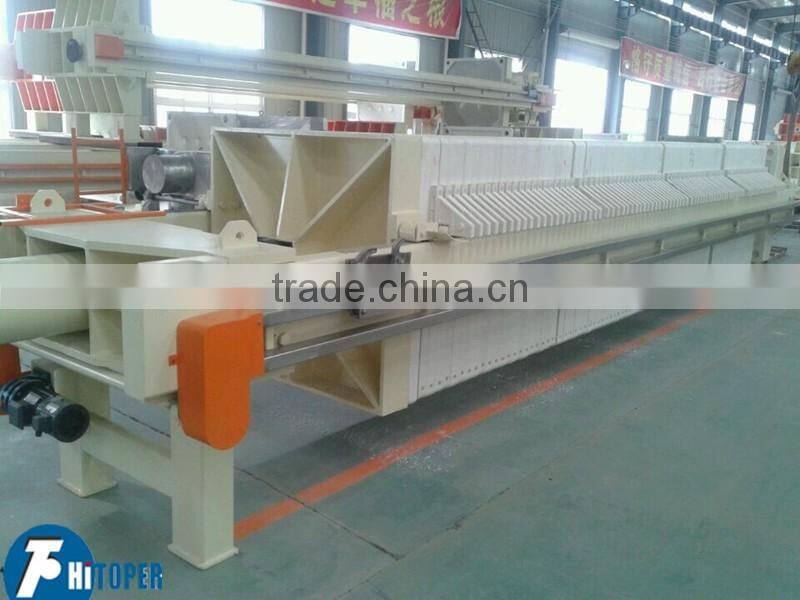 Strength polypropylene filter press, acid sludge used filter press