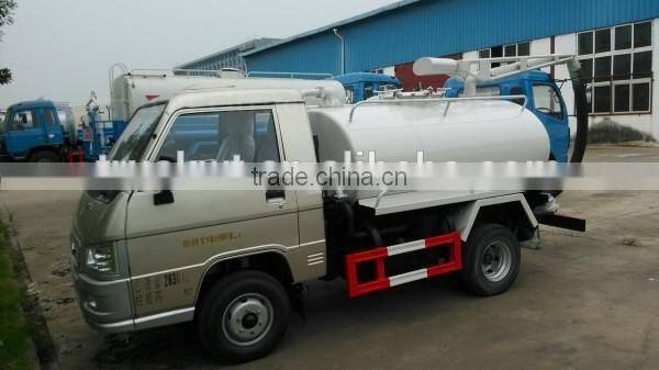 68hp 4*2 FORLAND 2m3 Mini Fecal Suction Tanker