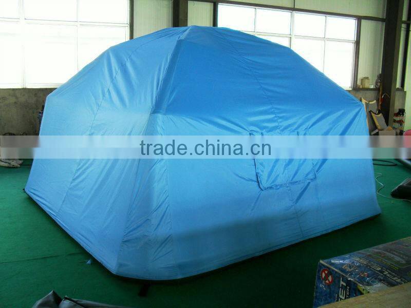 (ce) Korea pvc flexible inflatable camping tent