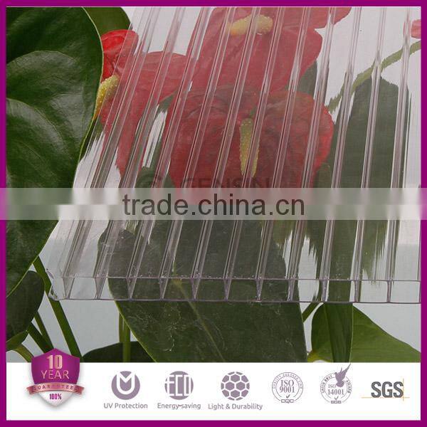 10 Years Guarantee 8/10mm Cheap Polycarbonate Greenhouse Sheet