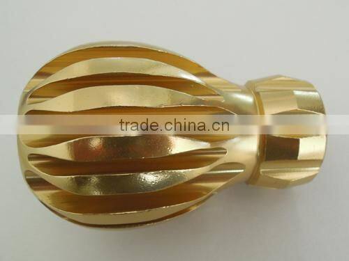 home decoration tail end cap of aluminum curtain rod