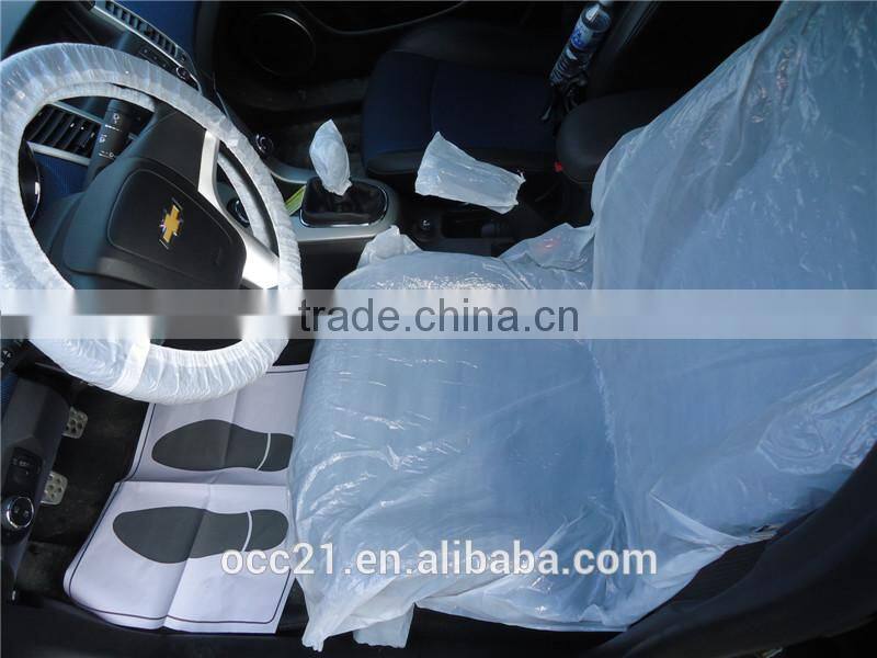 plastic car seat cover plastic car cover