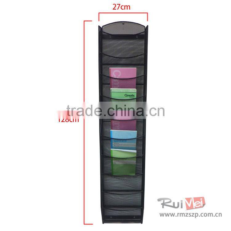 multi-level floor spinning literature display stand