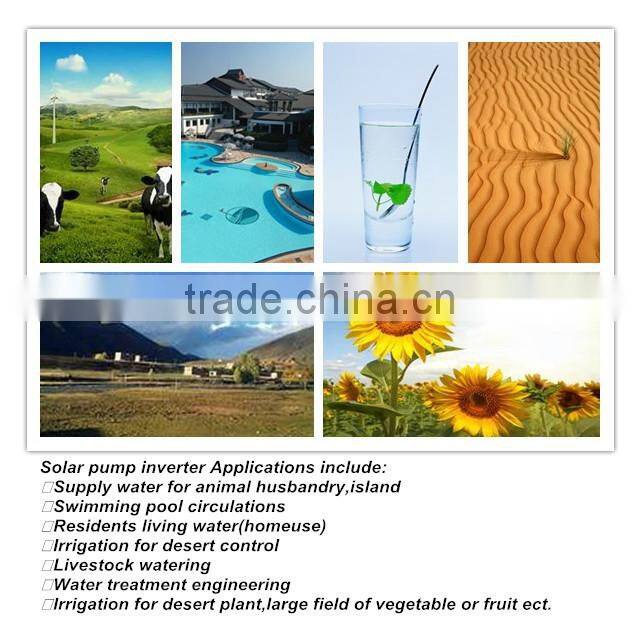 750w IP65 solar pump system mppt inverter