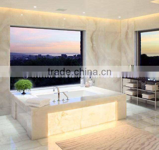 UNIQUE DESIGN Natural Color BACKLIT ONYX BATHROOM VANITYTOPS & SINKS