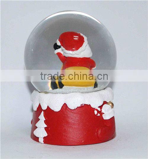New resin snow globe with light