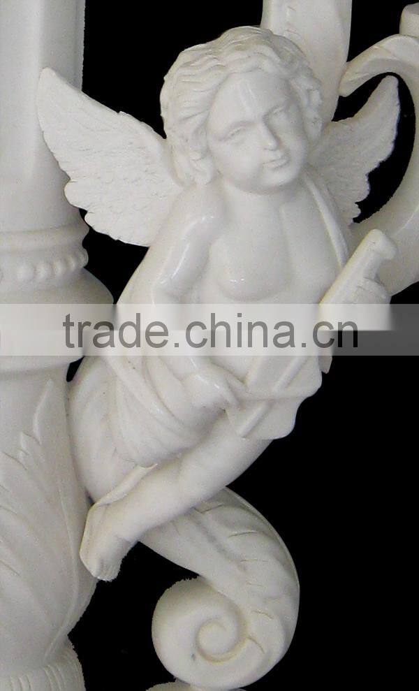 Angel Carved Statue Lamp for Sale