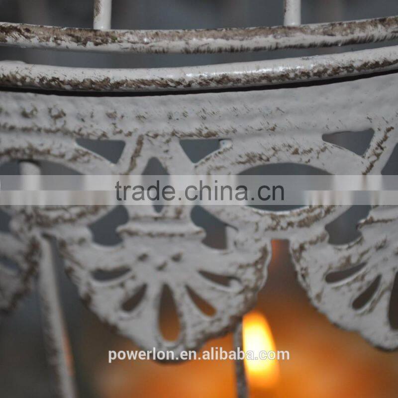 Wedding Decoration Set Of 2 Round Bird Cage Planters Tea light Holder Model