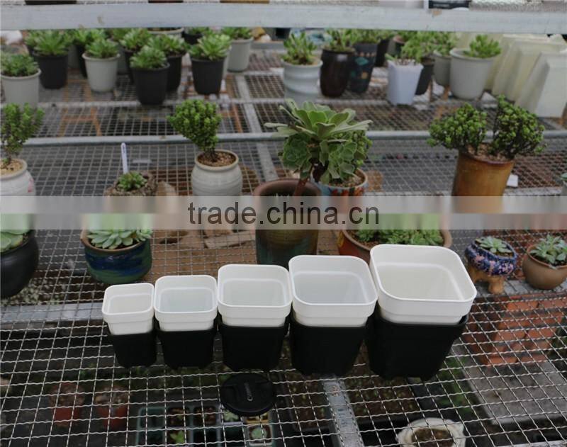Plastic Colorful More Thickness Square Flower Pot