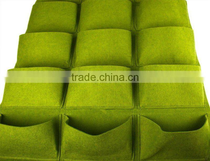 Vertical Garden Systems,Living Wall Planter Vertical Herb Garden Hanging Flower Pot 64 Pockets Decoration