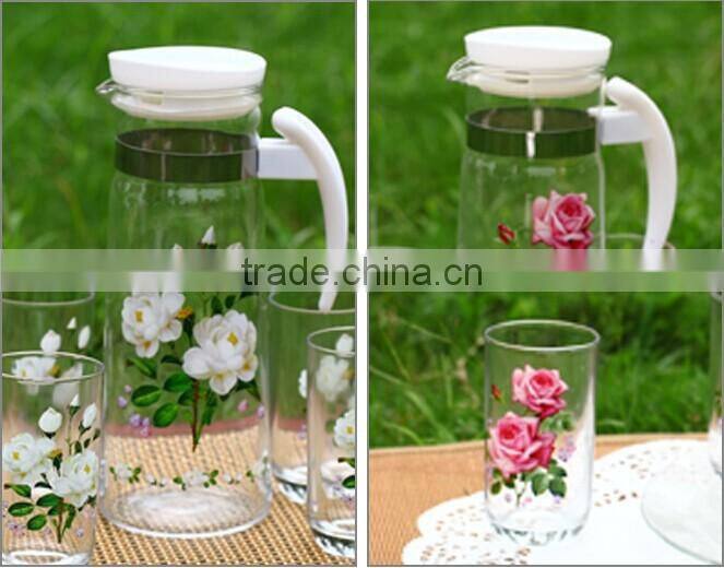 New popular high quality glass grace tea ware