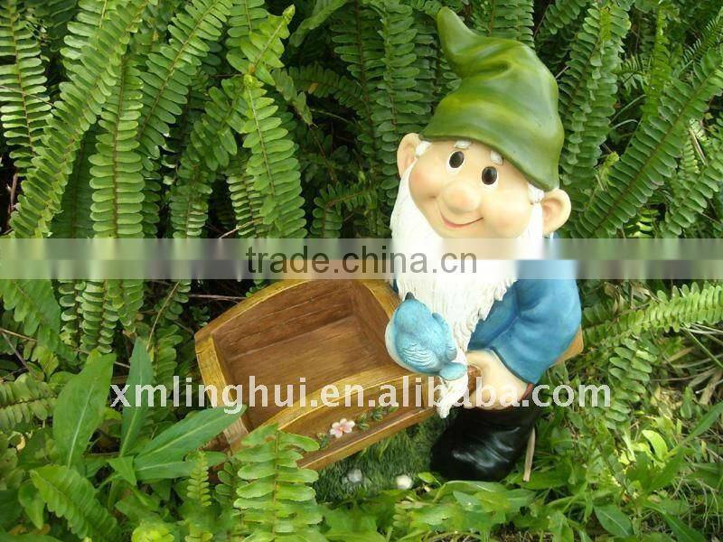 Polyresin garden gnome