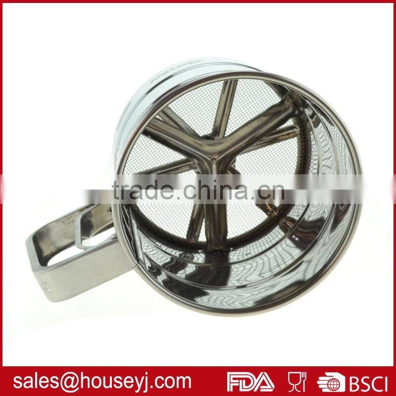home baking tool stainless steel flour sifter powder sifter shakers