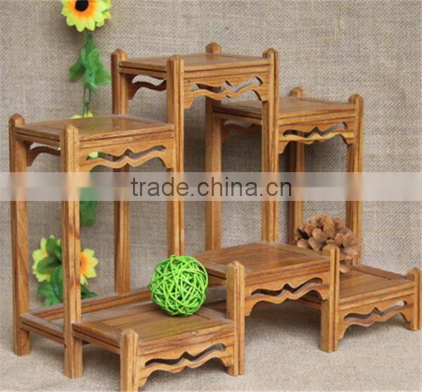 Classic wholesale wooden decoration rack for living room