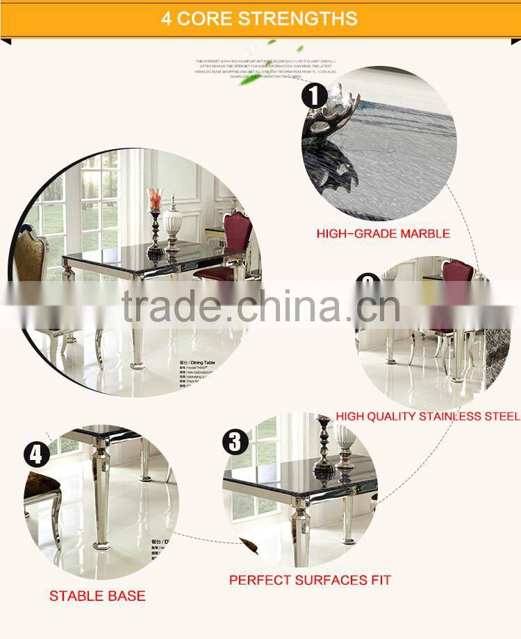 TH350 Modern design hot selling marble dining table
