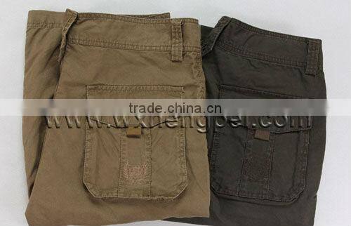 Men's Tropical Pattern Cargo Short Pants/Men's Belted Cargo Shorts Military Panties