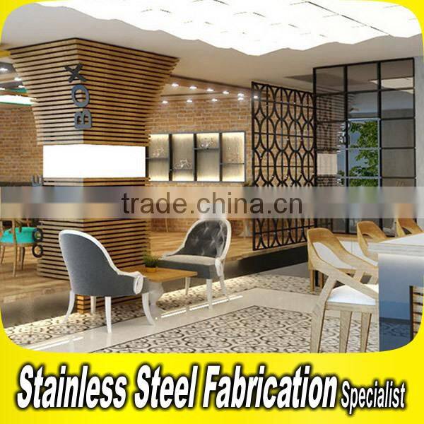 Wholesale Custom Design Wrong Iron Room Divider for Restaurant