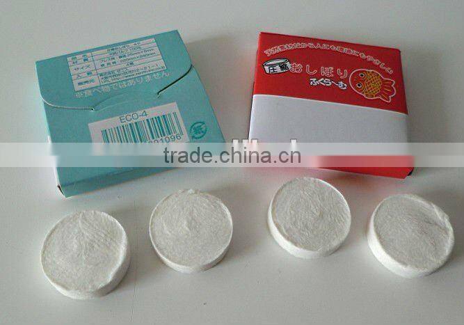 Compressed Magic Wet Tissue Towel