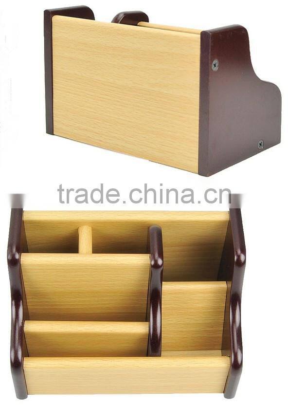 Fashion high quality multipurpose wooden pen holder