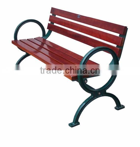 cast iron wood bench