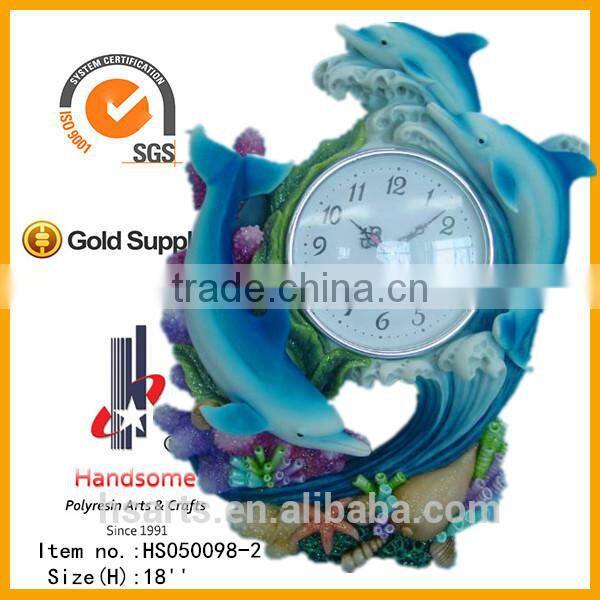 3D Modern Design resin virgin wall clock