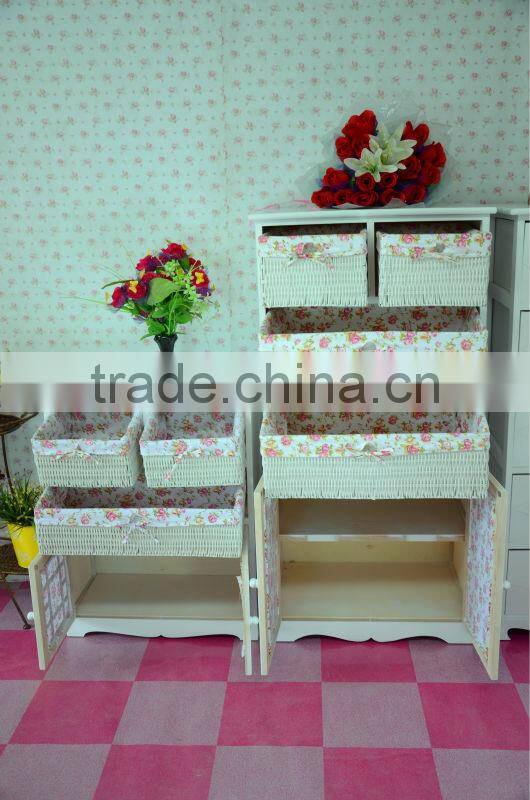 multi-function antique wooden cabinet