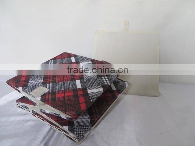 Fabric foldable basket bin