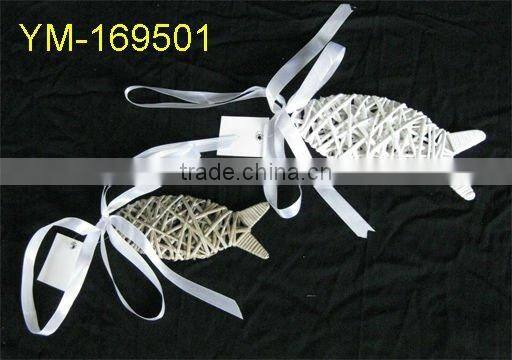 willow fish decorations