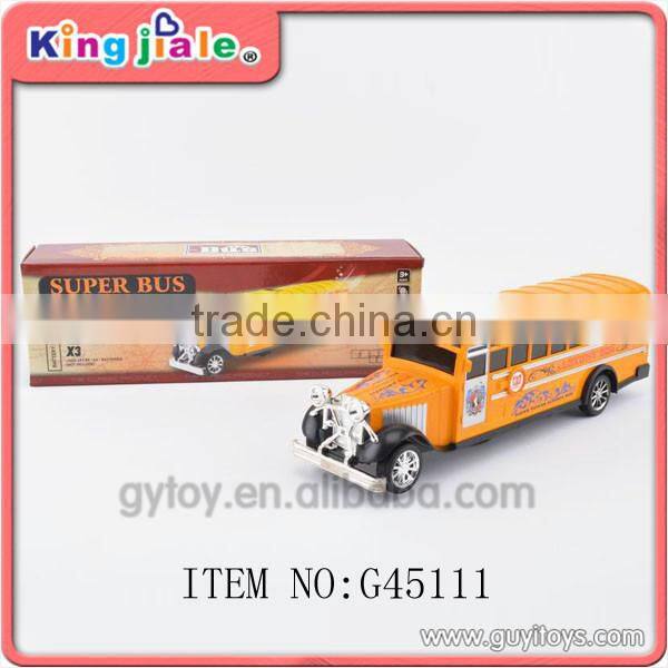 plastic toy school bus with light and music