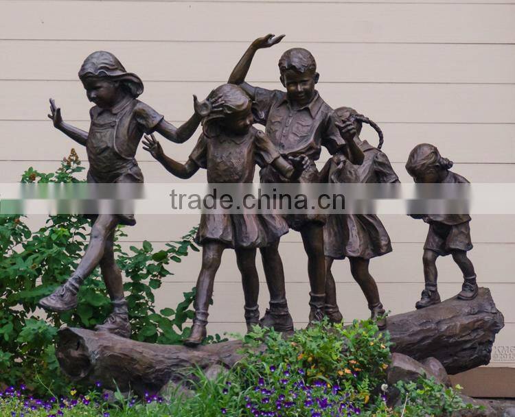 garden decoration bronze foundry life size bronze children sculpture