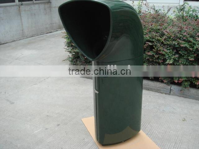High quality glossy gel coat fiberglass garbage bins frp factory