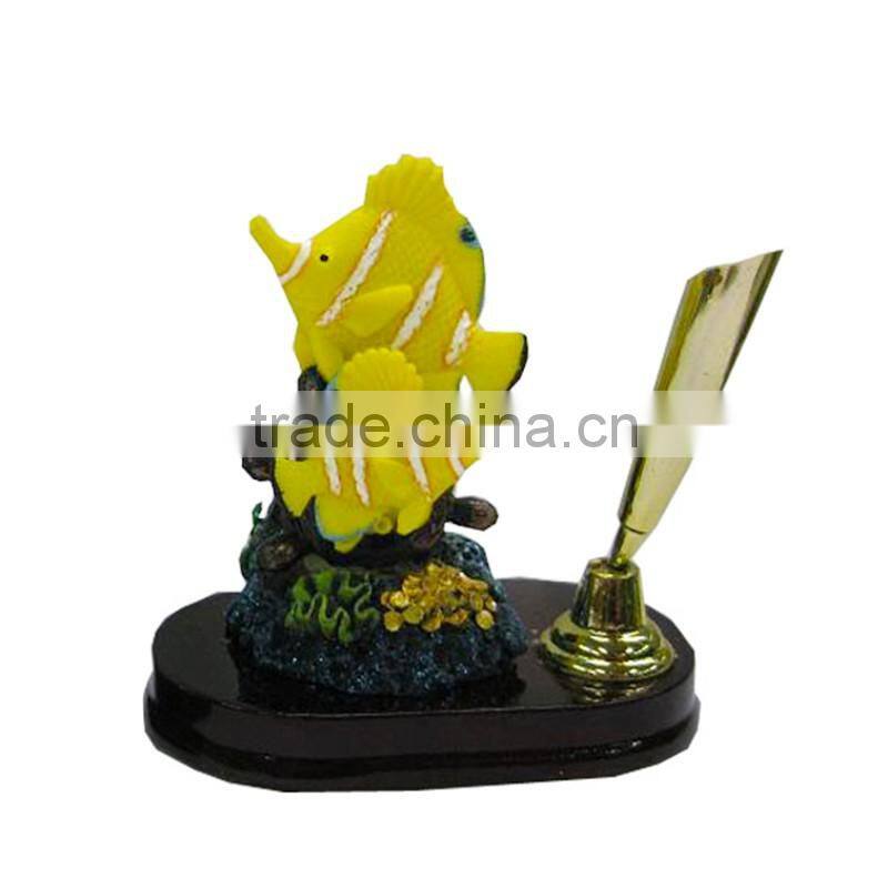 polyresin souvenir desk pen holder
