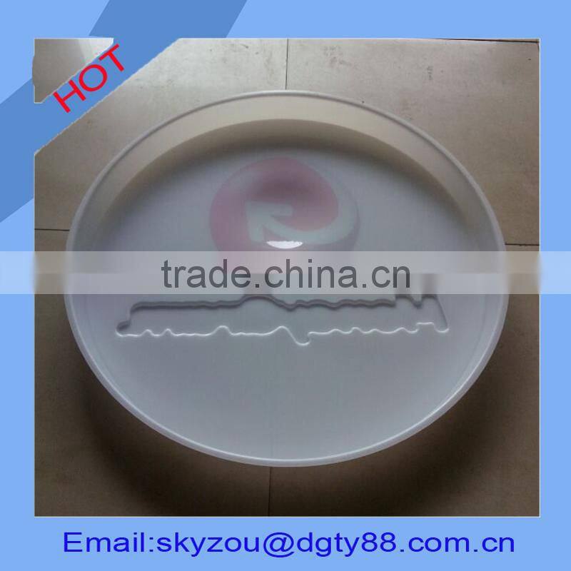 customized size vacuum forming thick film blister plastic advertising board