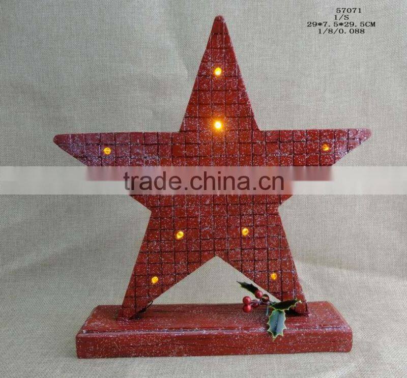 Resin Chritsmas Decoration Led Letter Lights