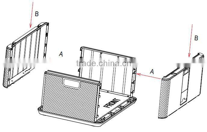 Lockable hard plastic container nice jewellery box