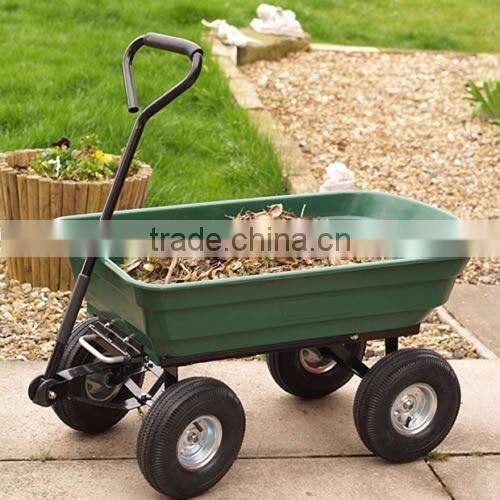 Easy to assemble garden dump tool cart TC4253
