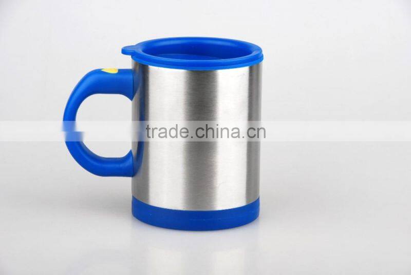 Hot sales self stirring mugs with batteries stainless steel coffee mug LS Eplus
