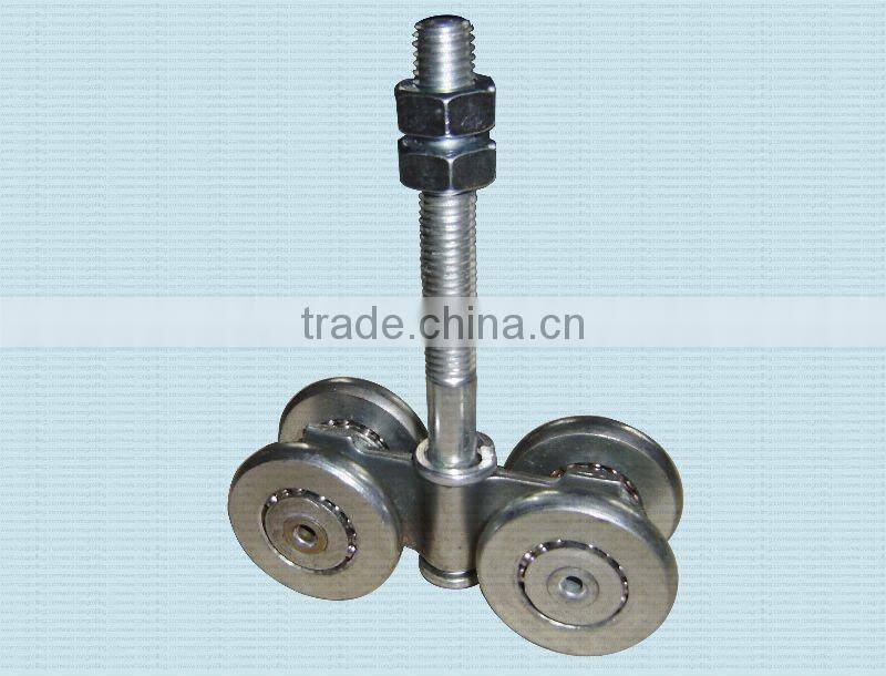 sliding gate track for hanging wheels and cantilever gate wheels