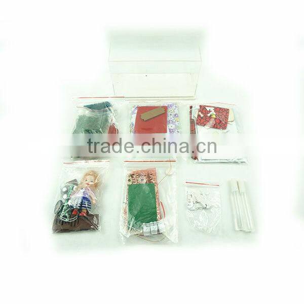 New Arrival Self-assembling Wooden Building Christmas Room HJ112264 3d puzzle maker