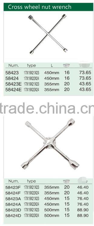Cross Type Folding Tire Wrench Flexible Automotive Wrench