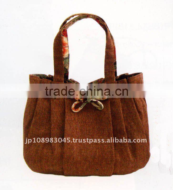 Persimmon dyed Bag made in Japan