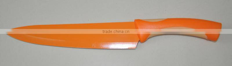 Green fresh pattern color knife with green handle