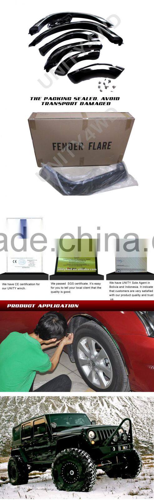 Customized logo GOOD MARKET Factory Original Size Wheel Arch Hilux Fender Flares for Toyota Hilux Vigo