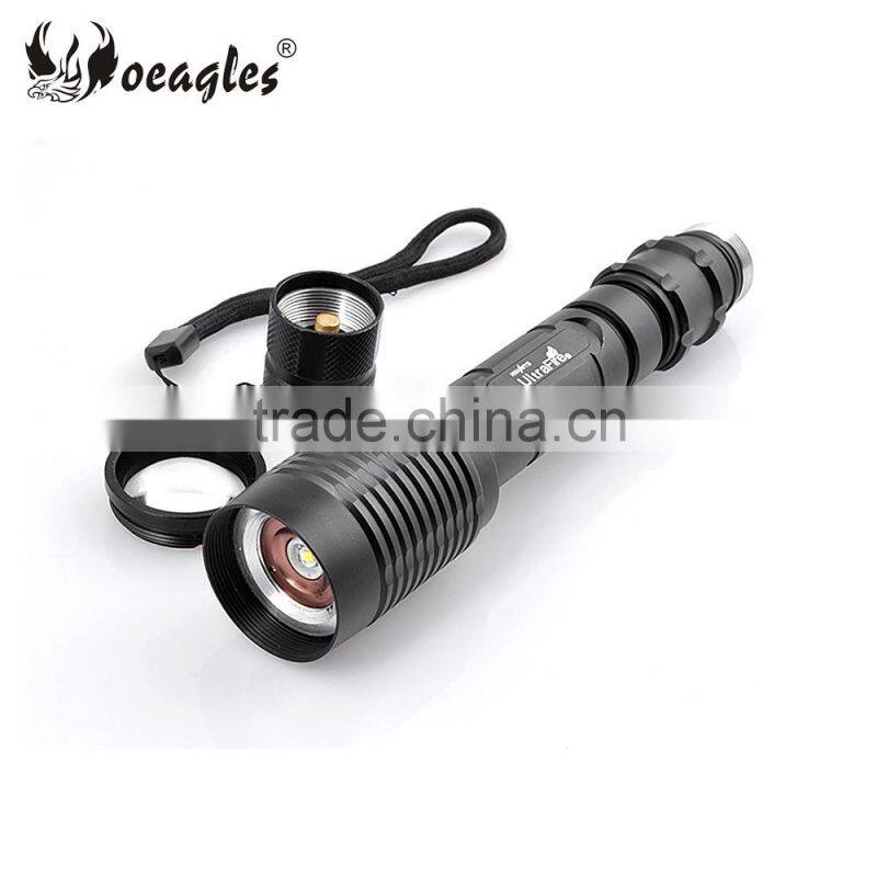 Oeagles XML T6 LED 1800 lumens Zoomable White Light LED Bicycle Flashlight Torch set