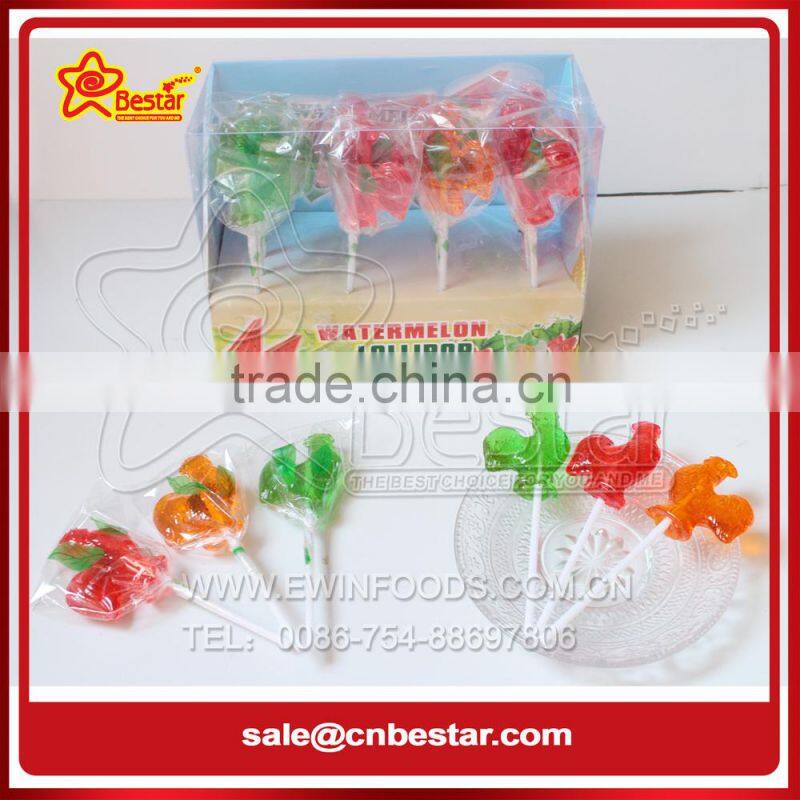Fruity Flavor Rooster Sweet Hard Lollipop