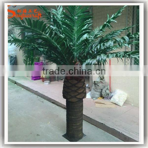 songtao fake plastic palm leaves artificial palm tree leaves for sale